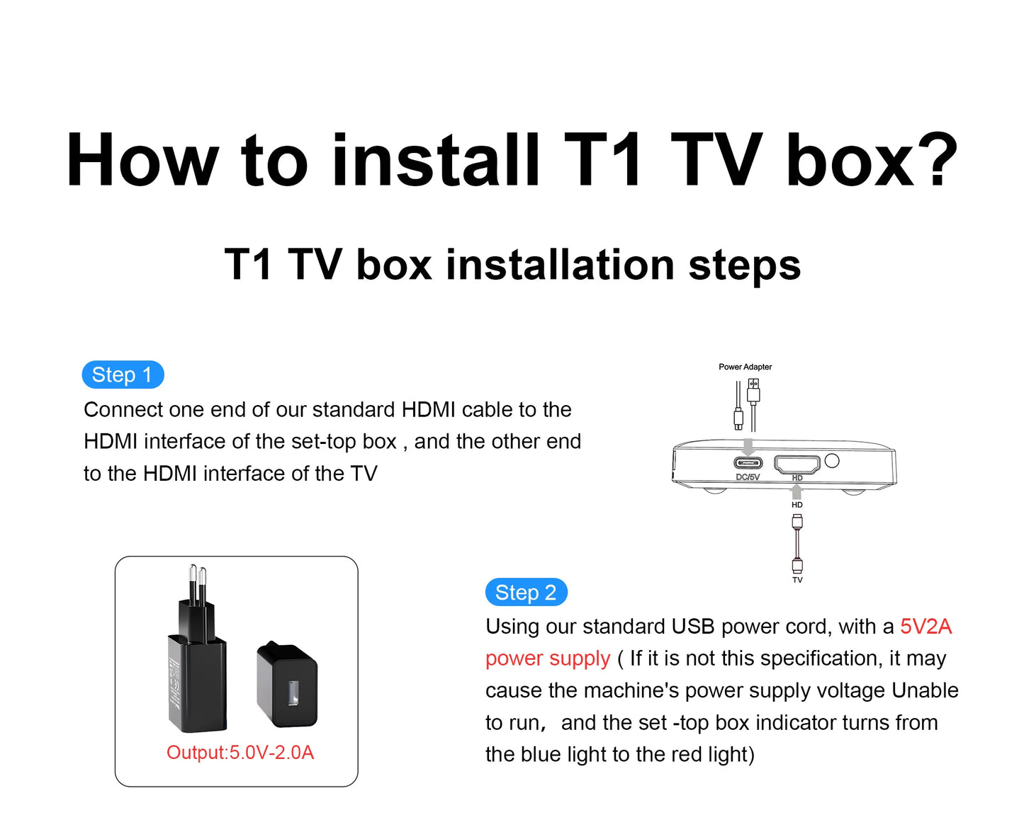 Android 13 Smart Home Theater TV Box – Allwinner H313, Google Assistant, Netflix Streaming, Bluetooth Media Player, 2GB/16GB, 2.4G/5G Wifi, T1