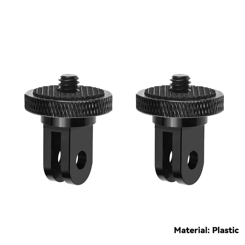 1/4 Inch Tripod Adapter Mount - 360° Rotating Holder for GoPro Hero 13 12 11 10 9 8 Insta360 X2 X3 X4 DJI Camera Accessories