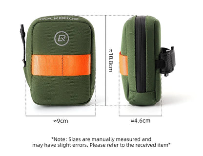 ROCKBROS Mini Bicycle Saddle Bag – Lightweight 0.35L Portable Multi-Function Cycling Handbag & Bike Accessory