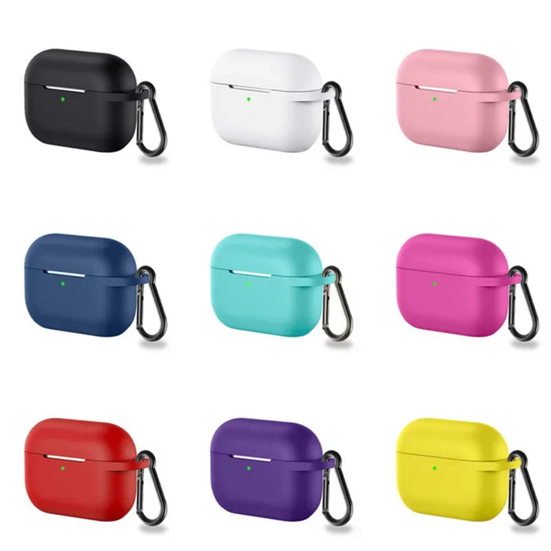 Silicone Case for AirPods Pro – Wireless Bluetooth Earphone Cover, Protective Fundas for Apple AirPods Pro