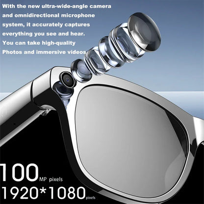 Xiaomi 1080P HD AI Smart Glasses — 100MP Camera, Bluetooth Call, Voice Assistant, 260mAh Battery, Smart Control