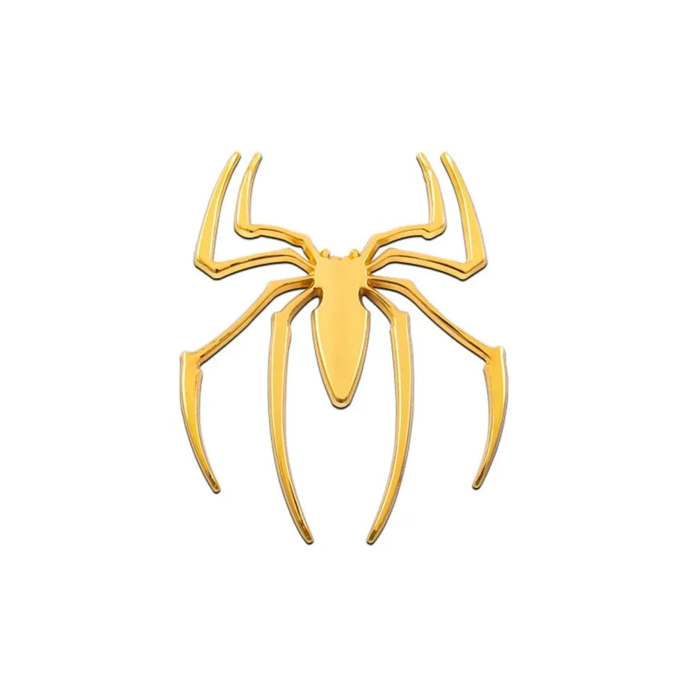 3D Metal Spider Car Sticker - Chrome Auto Emblem Badge for Exterior Styling & Vehicle Decoration