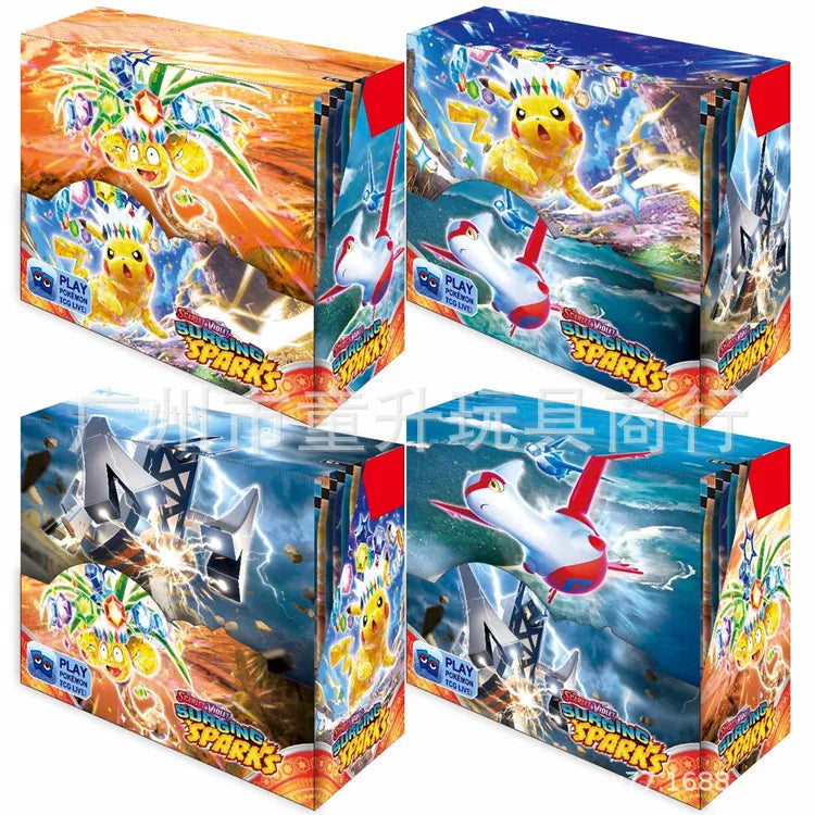 360-Piece Pokémon Card Set – Prismatic Evolutions Scarlet & Violet, 151 Surging Sparks Paldean Fates English Booster Battle Cards
