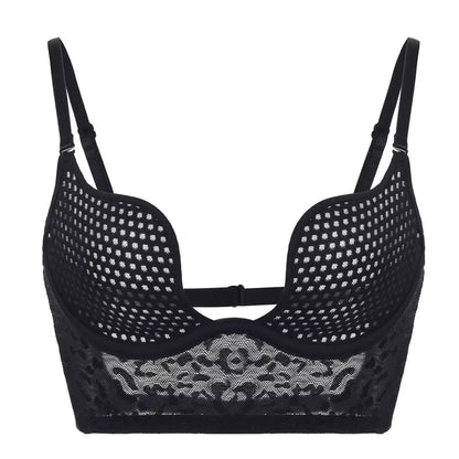 Mesh Underwire Bra - Breathable Backless Design with Multiple Wearing Styles Comfortable Lingerie Underwear