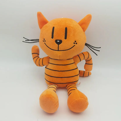 New Dog & Cat Plush Toy – Anime Petey Puppy Stuffed Animal, Cartoon Plush Figure Pillow, Birthday Gift for Kids