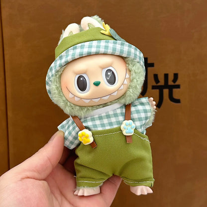 15-17CM Labubu Doll Clothes – Mini Plush Cotton Outfits for I, II, III Dolls, Party & Gift Accessories