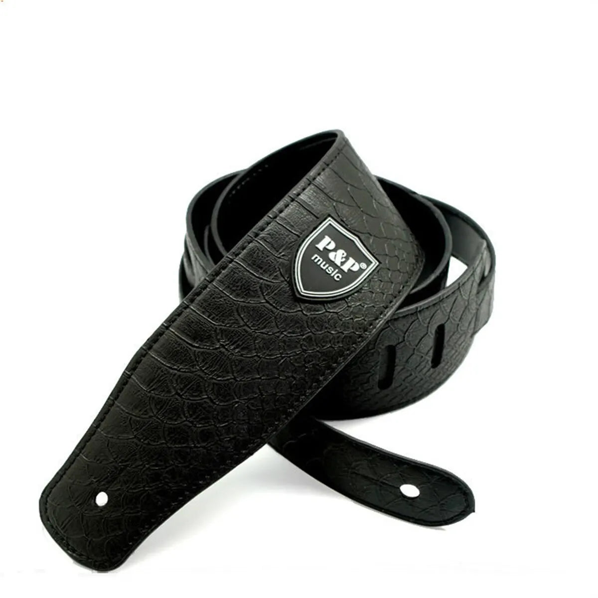 Vintage 2.5 Inch Guitar Strap - Adjustable Soft Embroidered Belt for Classical & Bass Guitars, Music Accessories