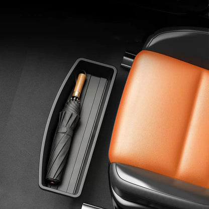 Universal Car Under-Seat Storage Box - ABS Anti-Slip Front Seat Drawer Organizer