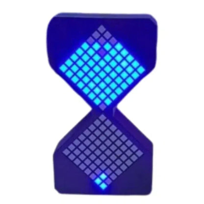 Gravity Sensing Cyber Style LED Electronic Hourglass Timer – Adjustable 1–30 Min Digital Sand Clock with Tech Design DIY Gadget Decor