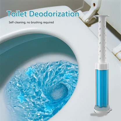 1/5-Pack Floral Toilet Cleaner Gel - Odor-Removing Aromatic Gel for a Fresh, Clean-Smelling Bathroom