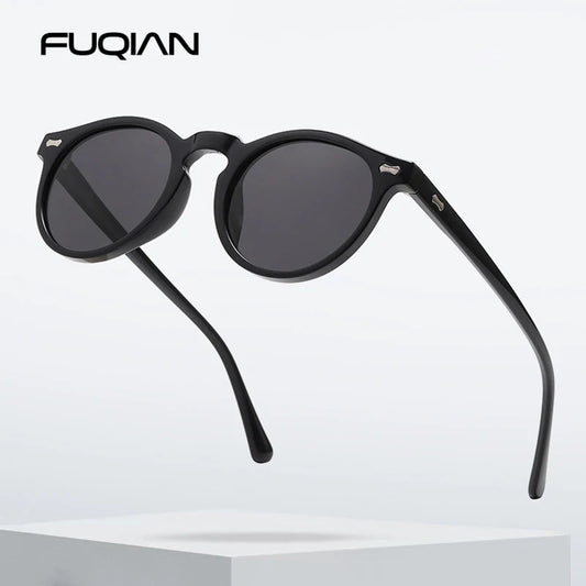 Retro Round Polarized Sunglasses – Vintage Fashion Shades for Men & Women, Driving Eyeglasses