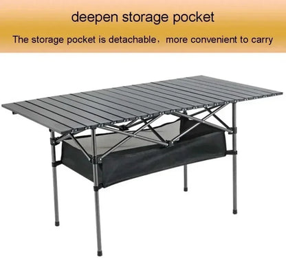 Outdoor Picnic Table with Carrying Bag – Lightweight Portable Folding Desk for Camping & Self-Driving Trips