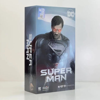 DC Justice League Movie Action Figures – Batman, Aquaman, Mera & Black Superman Collectible Toy Set