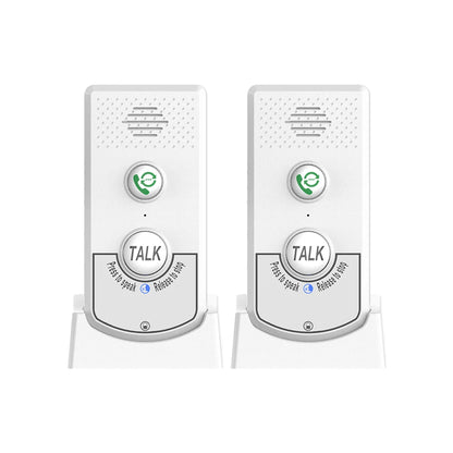 2-Pack H8-2T Wireless Intercoms — Long-Distance Portable Home Voice Intercom for Elderly Communication