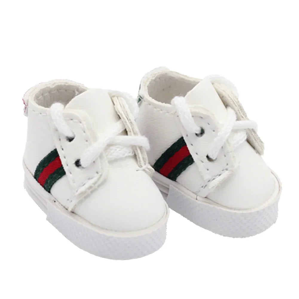 Labubu Doll Sports Shoes 4x1.8cm – Multiple Styles DIY Leather Replacement Shoes & Accessories