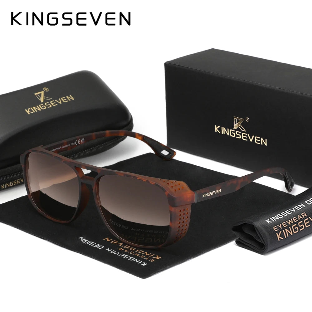 KINGSEVEN Polarized Big Frame Sunglasses — UV Protection Driving Eyewear for Men & Women