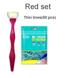 Replaceable Super Fiber Dental Floss Sticks – Soft Hygienic Toothpicks for Home Oral Care
