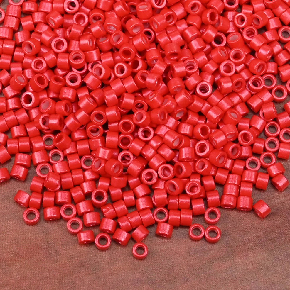 2.5mm Mini Glass Cylinder Beads – Antique Pearl Color Craft Beads for DIY Bracelets & Necklaces Jewelry Making Accessories