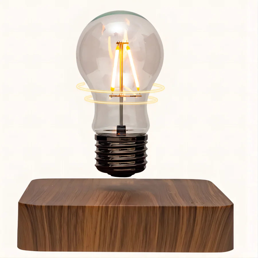 Magnetic Levitation Lamp – Floating LED Bulb Glass Light for Home Office Desk Decor & Birthday Gift