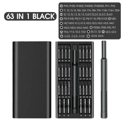 50-in-1 Precision Screwdriver Set – Magnetic Repair Tools for iPhone, Glasses, Watches, Game Consoles & Cameras