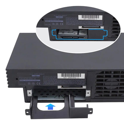 2.5in Game Console SATA HDD/SSD Bracket — 3D-Printed Stand & Network Adapter Holder