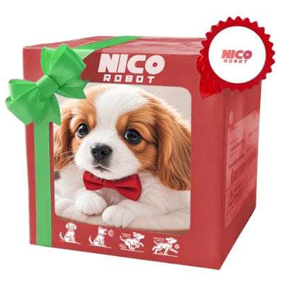 Interactive Robot Puppy Plush Toy - Walking, Barking & Tail Wagging Dog Toy for Kids Educational Gift