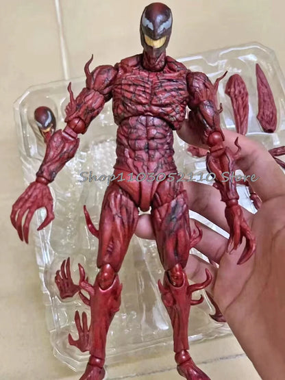 SHFiguarts Red Venom Carnage Action Figure - SHF Venom 2 'Let There Be Carnage' Anime Model Toy, Birthday Gift Doll