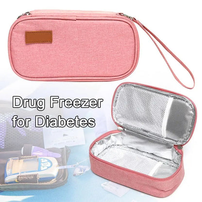 Portable Insulin Cooling Bag – Waterproof Oxford Pill Protector & Medical Cooler for Diabetes