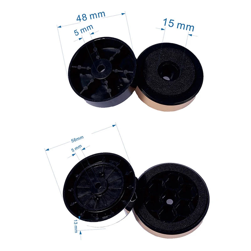 4PCS Speaker Spikes Stand Feet – Audio Speaker Repair Parts & Accessories for DIY Home Theater Sound System