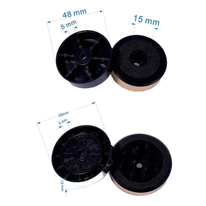 4PCS Speaker Spikes Stand Feet – Audio Speaker Repair Parts & Accessories for DIY Home Theater Sound System