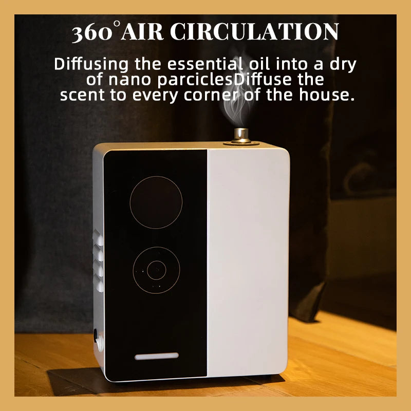 500m³ WiFi Perfume Diffuser – Electric Air Freshener & Environmental Fragrance Purifier, 200ML Capacity, Smart Home HVAC Metal Body