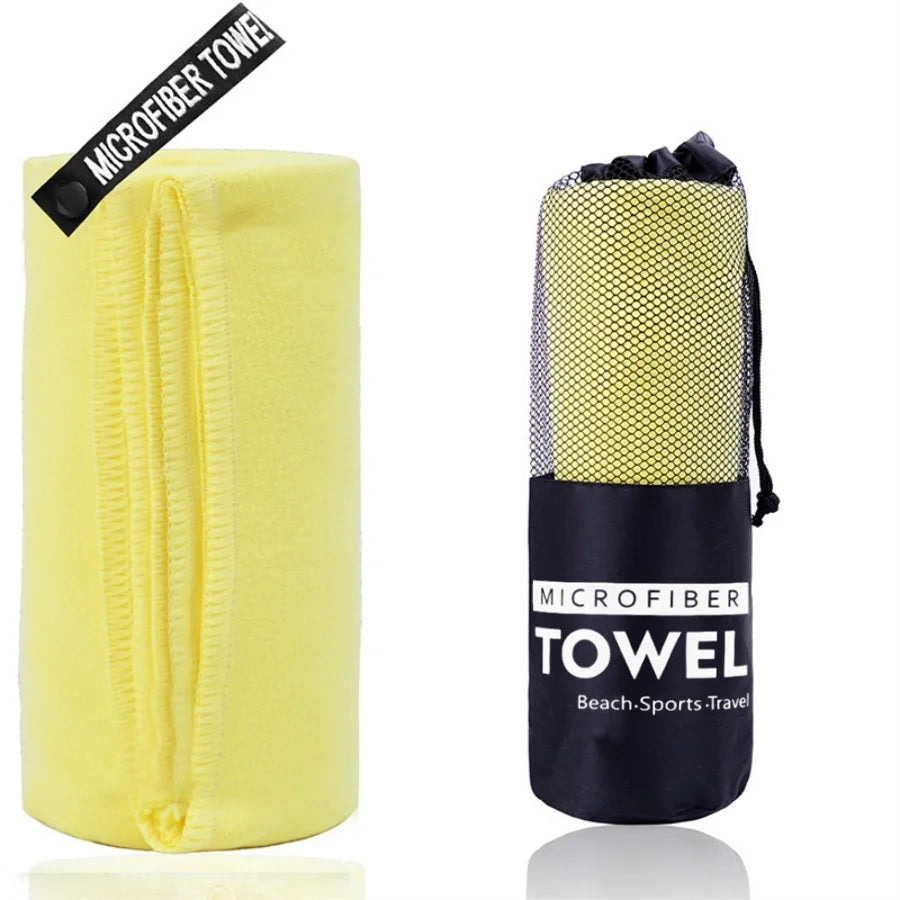 Quick Dry Microfiber Travel Towel – Ultra Absorbent, Super Soft & Compact Sports/Camping Towel for Outdoor Use (1pc)
