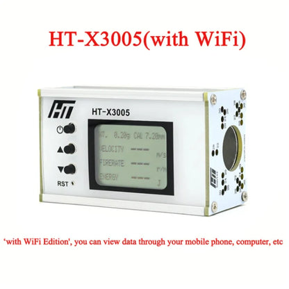 HT-X3006 Shooting Speed Meter – 1-999m/s Bullet Velocity & Energy Chronograph Tester