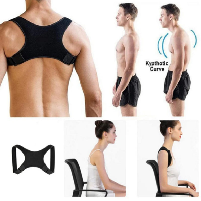 Adjustable Posture Corrector — Medical Back Brace with Shoulder Support | Humpback Prevention & Back Health Care