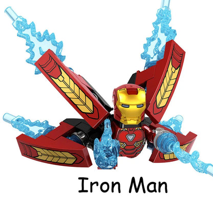 Super Heroes Model Figure Blocks – Invisible Predator vs Alien Jungle Killer Construction Toy for Children