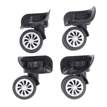 Universal 360° Swivel Suitcase Wheels — Replacement Trolley Luggage Wheels