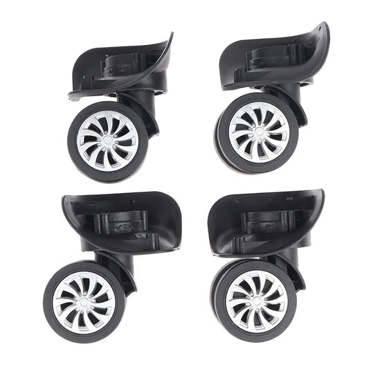 Universal 360° Swivel Suitcase Wheels — Replacement Trolley Luggage Wheels