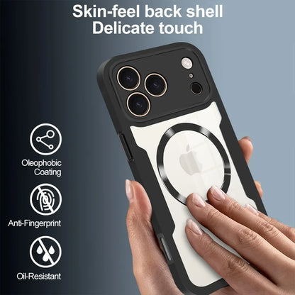 Magnetic 360° Clear iPhone Case - Full Protection with Screen Film Cover for Pro & Pro Max Models