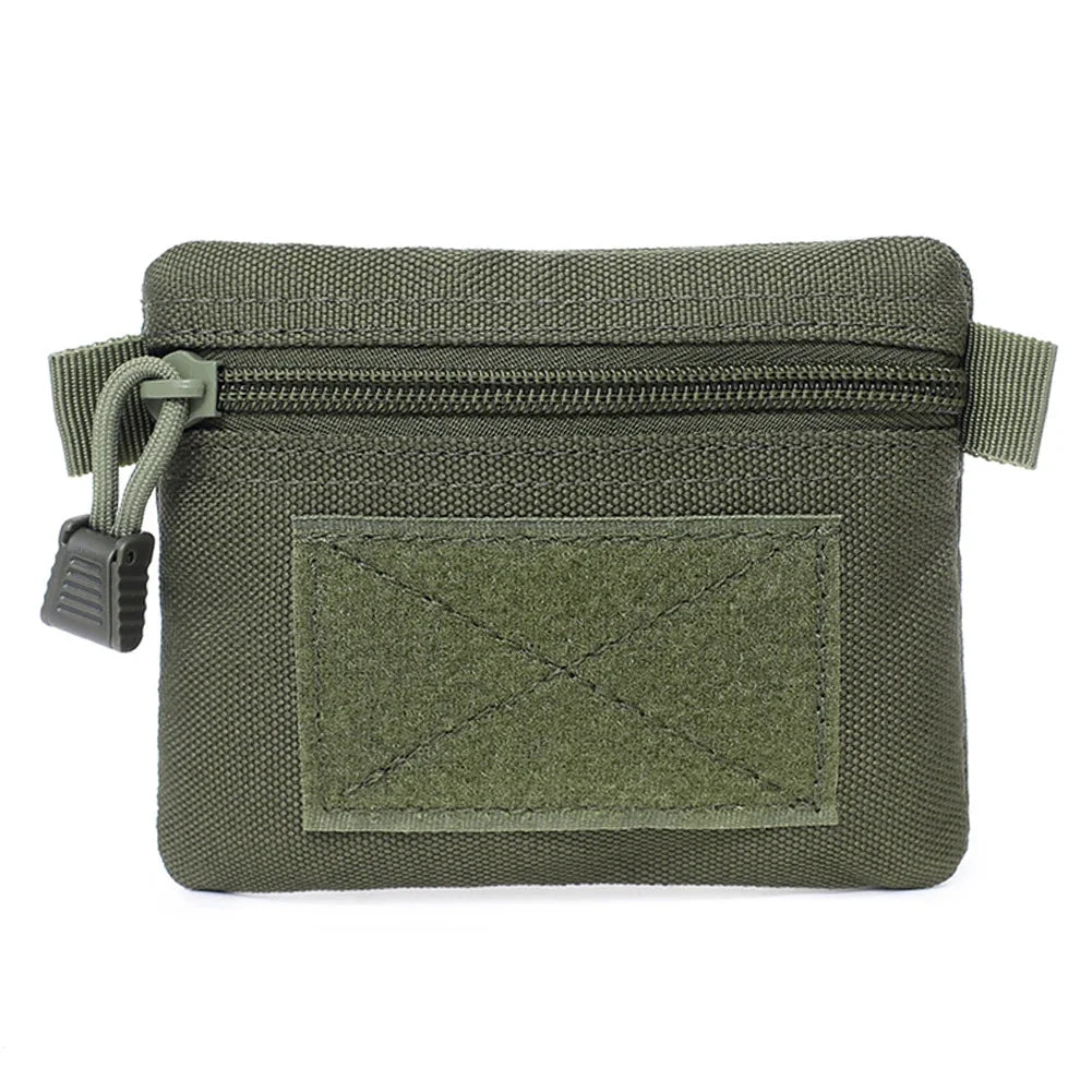 Outdoor Waterproof EDC Molle Wallet — Portable Travel Zipper Waist Pouch for Camping, Hiking & Hunting