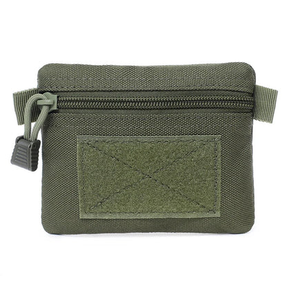 Outdoor Waterproof EDC Molle Wallet — Portable Travel Zipper Waist Pouch for Camping, Hiking & Hunting