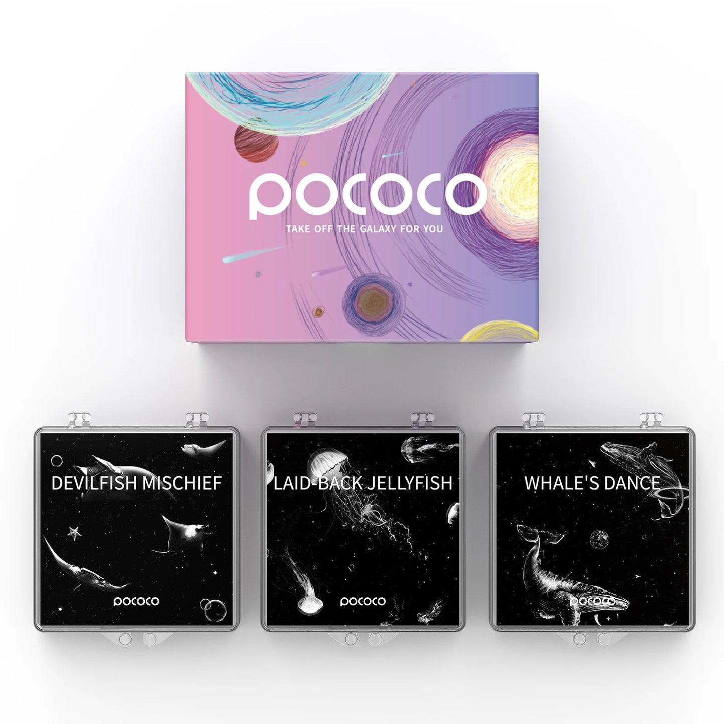 Deep Sea Marvels Discs for POCOCO Galaxy Projector – 5K Ultra HD, 3-Piece Set (Projector Not Included)