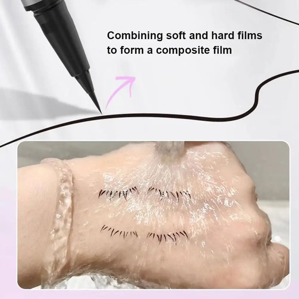 Eyelash Seal DIY Lower Lash Extension Stamps - Silicone Makeup Tool for Beginners, Convenient Natural Simulation Mascara Stick