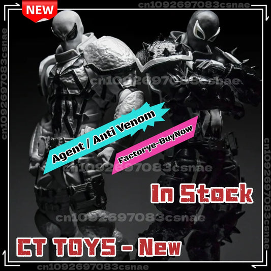 CT Toys Agent Venom Action Figure – Amazing Yamaguchi Anti-Venom Spiderman Anime Toy Gift