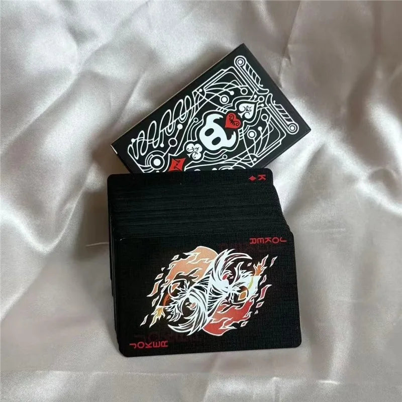 Hollow Knight Standard Poker Card Set — Black & White Playing Cards, Portable Creative Board Game Gift Collection