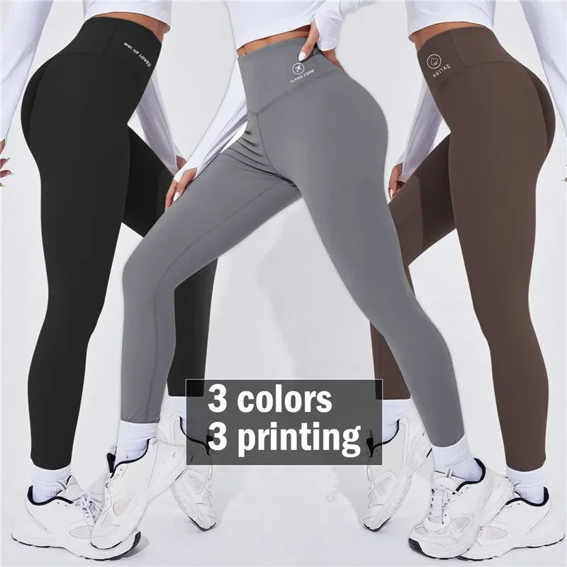 High Waist Thermal Yoga Leggings for Women – Butt Lifting Push-Up Sports Tights for Running, Gym & Fitness Wear