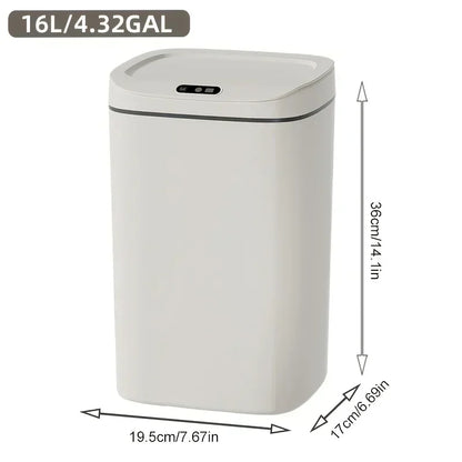 Smart Gesture Trash Can – Odor-Sealed, Stylish & Durable Waste Bin with Easy-Clean Design for Home or Office