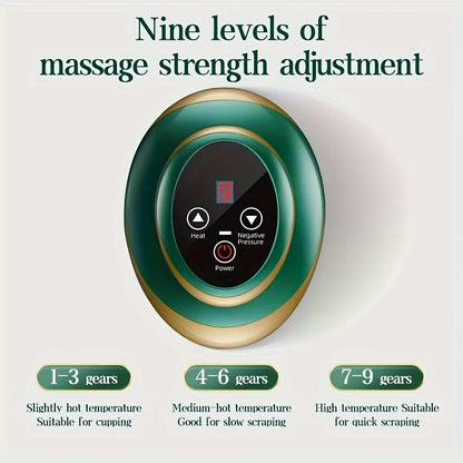 Electric Meridian Massage Brush – Full Body Cupping & Scraping Massager for Abdomen & Back Relief at Home