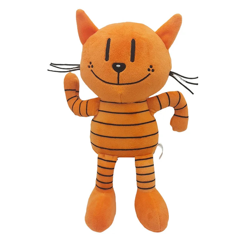 New Dog & Cat Plush Toy – Anime Petey Puppy Stuffed Animal, Cartoon Plush Figure Pillow, Birthday Gift for Kids
