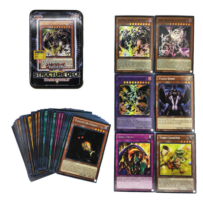 Yu-Gi-Oh! Kaiba Pack 3 Card Deck - English TCG Holographic Blue-Eyes White Dragon Cards with Tin Box