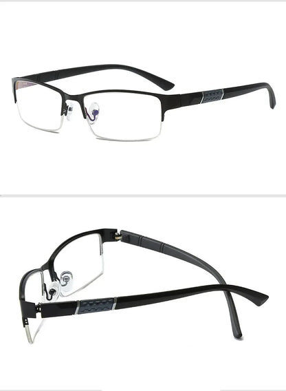 New Half Metal Frame Nearsighted Glasses Unisex Prescription Myopia 0 -0.5 -1 -1.5 -2 -2.5 -3 -4 -5 -6 Unisex óculos de leitura